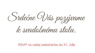 Pozvánka na hostinu